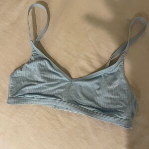 Negative Underwear Sky Blue Ribbed Bralette